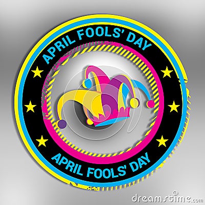Happy April Foolsâ€™ Day Stock Photo